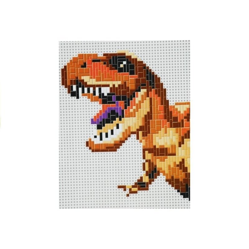 Suur mosaiik koos dinosaurusega