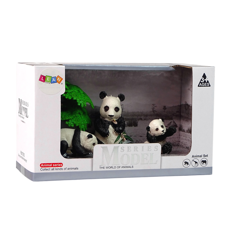 Panda söömine Panda ja poegade figuurikomplekt