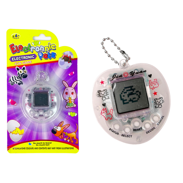 Tamagotchi elektrooniline mänguasi, valge