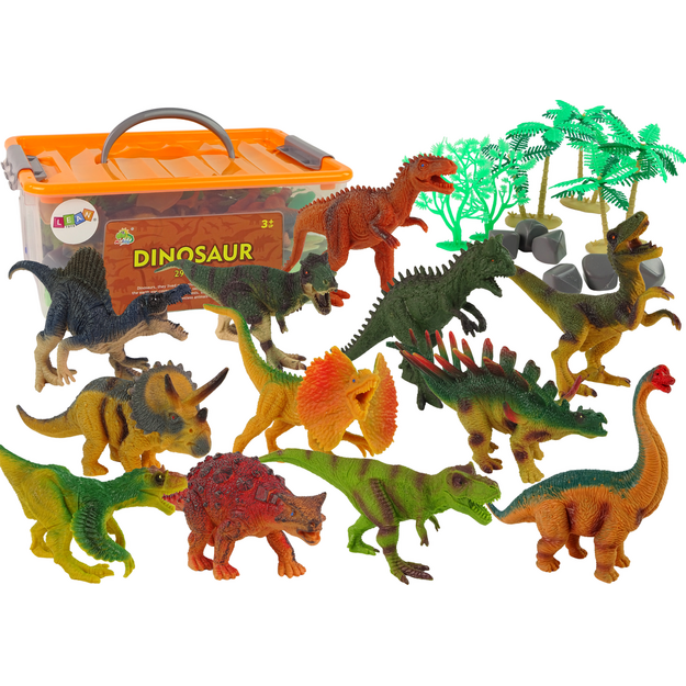 Dinosauruste figuuride komplekt, 24 tk.