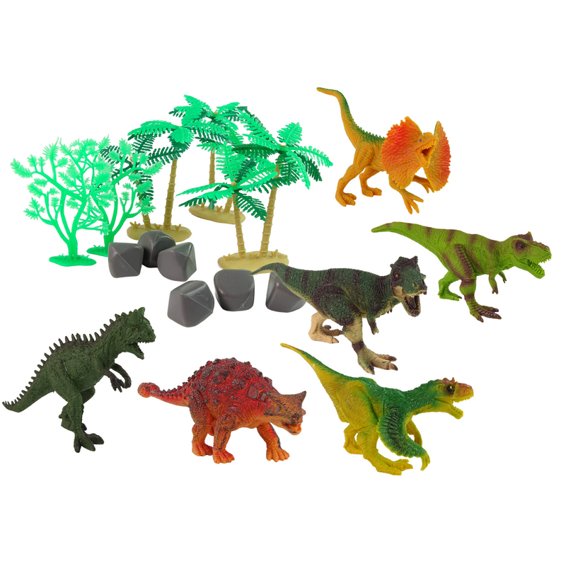 Dinosauruste figuuride komplekt, 24 tk.