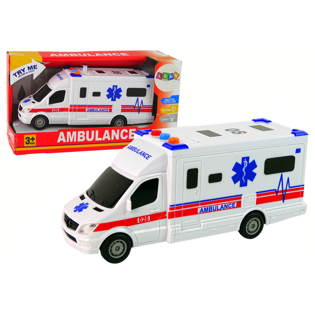 AMBULANCE automaatne kiirabi, valge