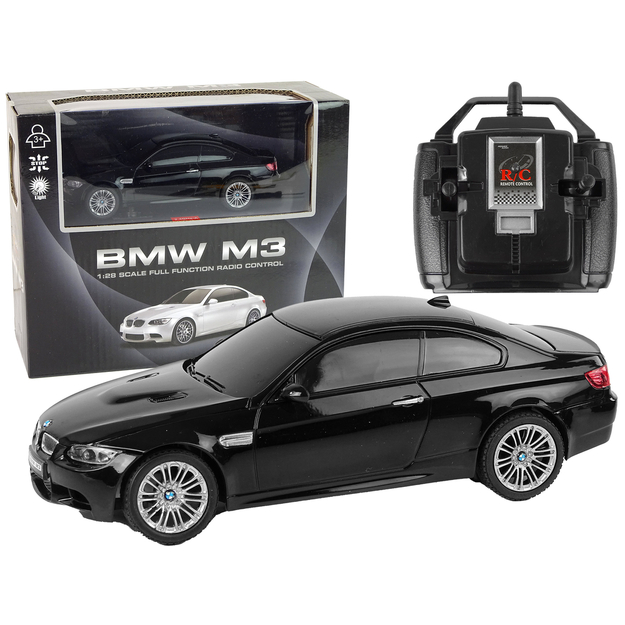 BMW M3 R/C puldiga juhitav auto, must