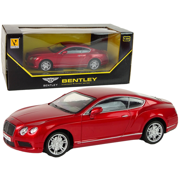 Bentley 1:24 mänguauto, punane