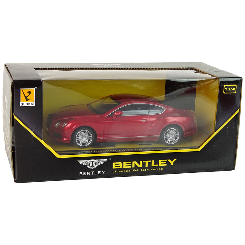 Bentley 1:24 mänguauto, punane