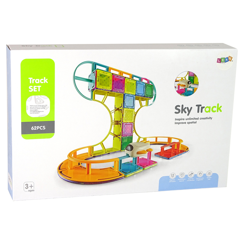 Sky Track magnetilised ehitusplokid, 62 tk,