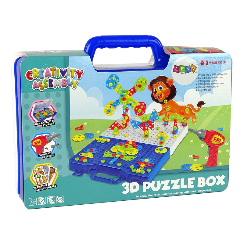 3D-puzzle komplekt stiilses kohvris