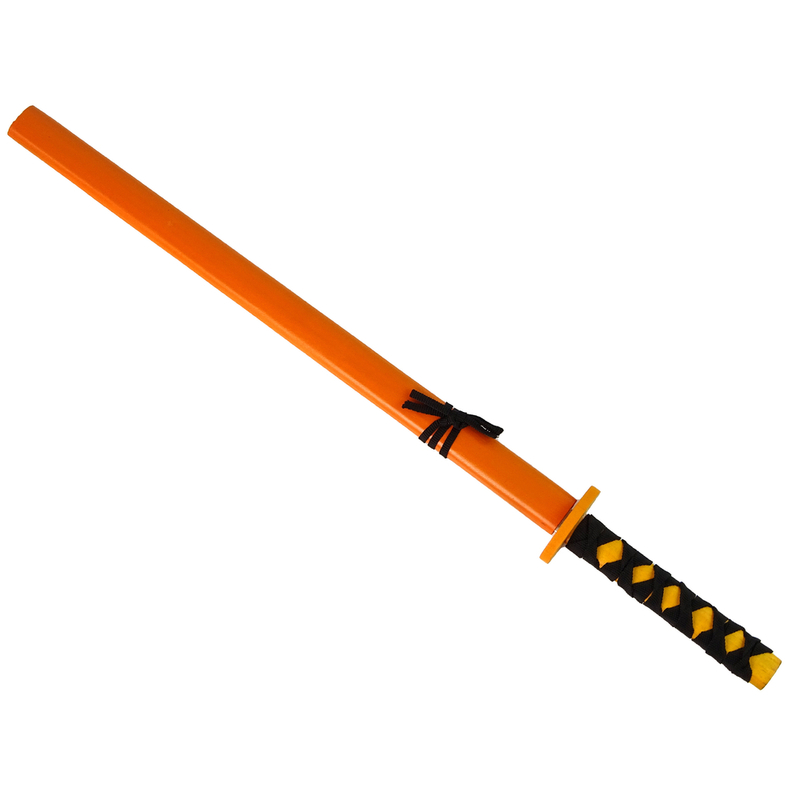 Puidust mõõk 73 cm, oranž