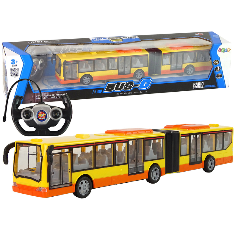 Kaugjuhitav buss, oranž