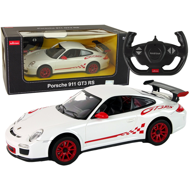 Porsche 911 GT3 RS kaugjuhtimismasin, 1:14, valge