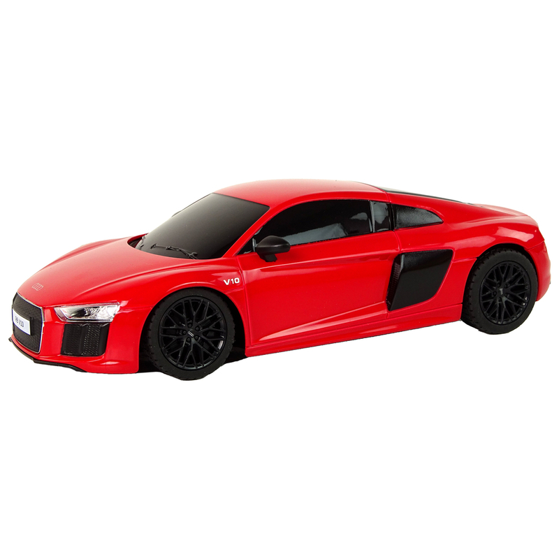 Audi R8 kaugjuhtimismasin, 1:24, punane