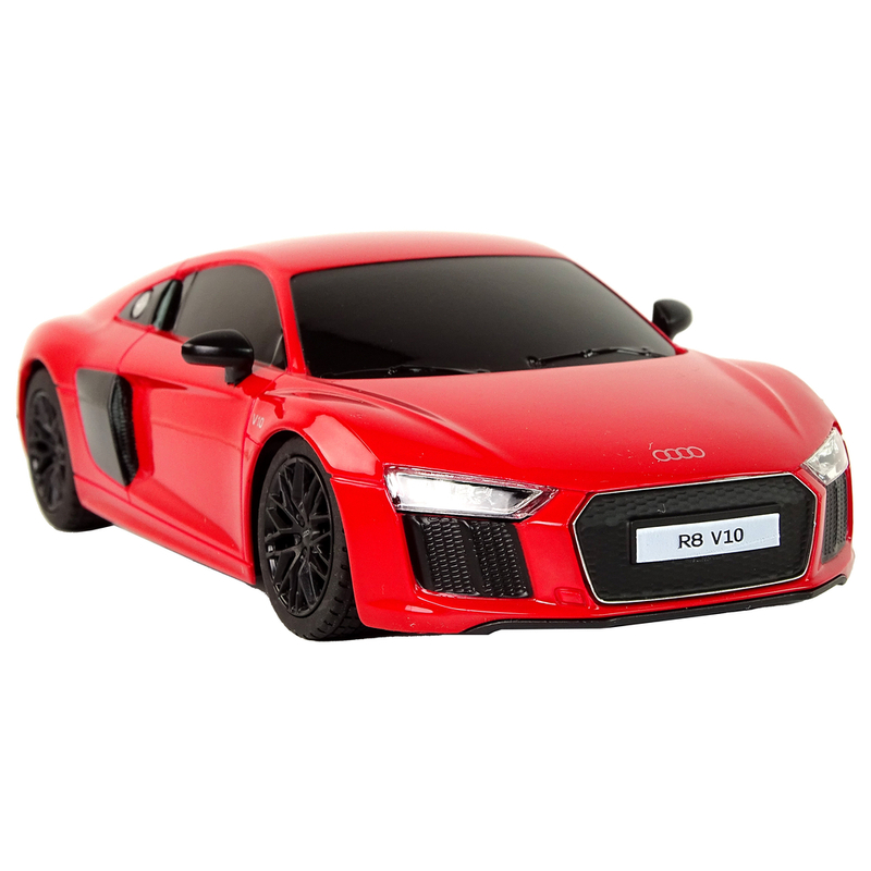 Audi R8 kaugjuhtimismasin, 1:24, punane