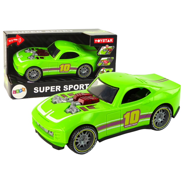 Mänguasja sportauto, 1:14, roheline