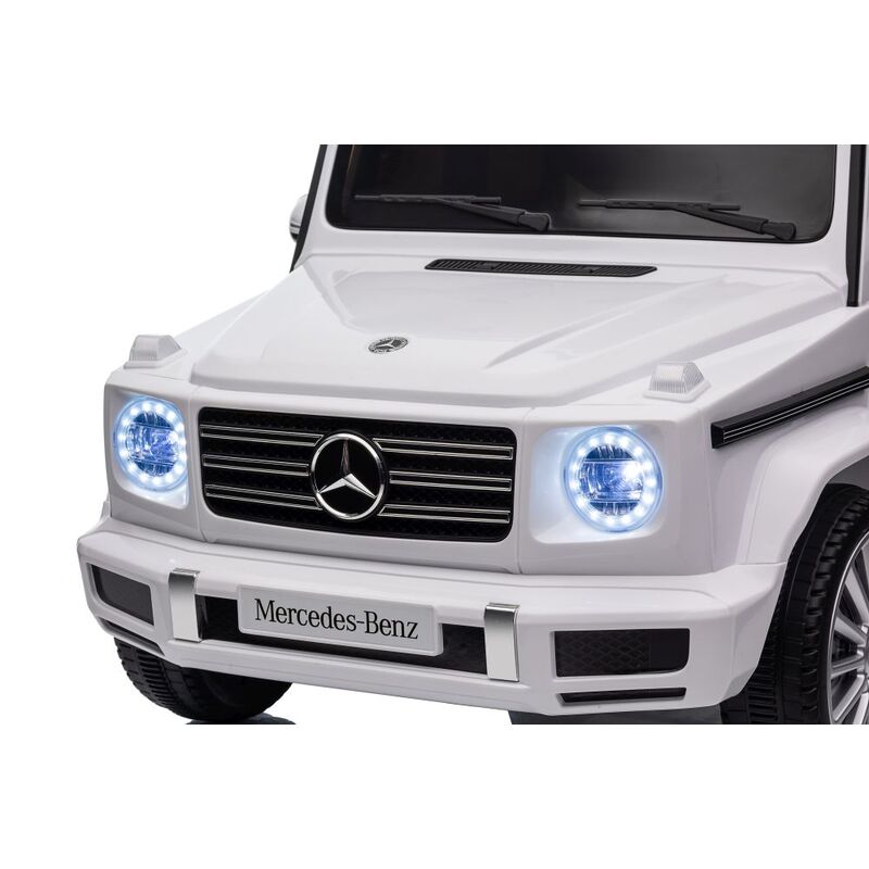 Mercedes G500 XMX627 elektriauto, valge