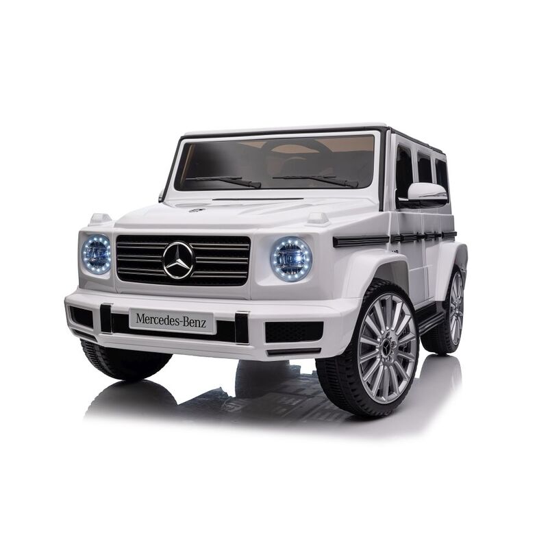 Mercedes G500 XMX627 elektriauto, valge