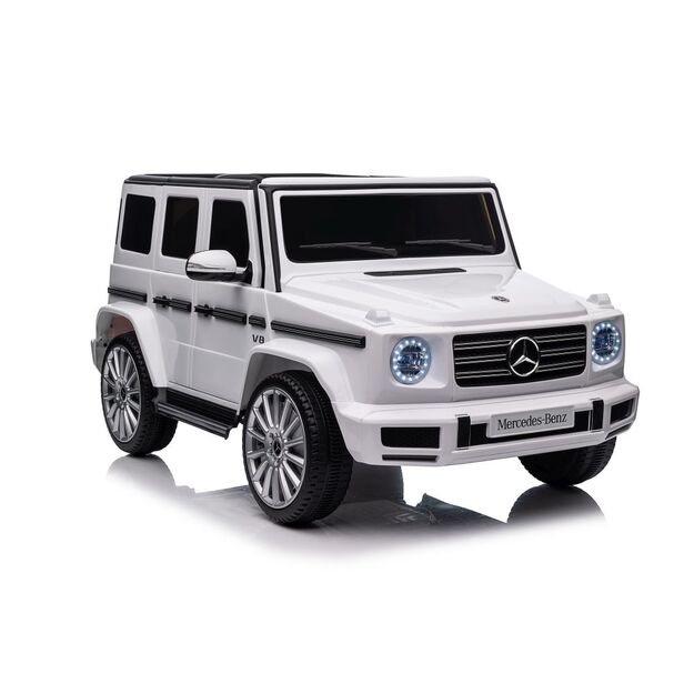 Mercedes G500 XMX627 elektriauto, valge