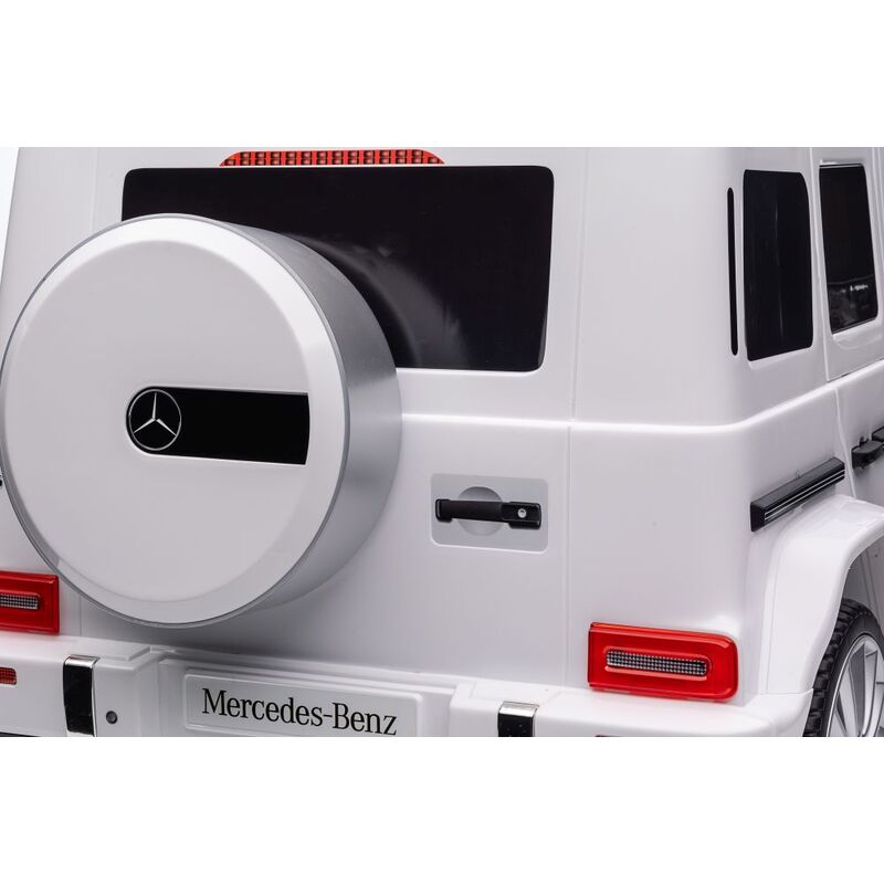 Mercedes G500 XMX627 elektriauto, valge