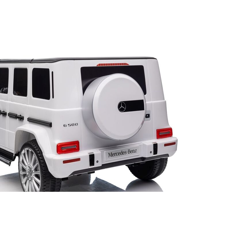 Mercedes G500 XMX627 elektriauto, valge