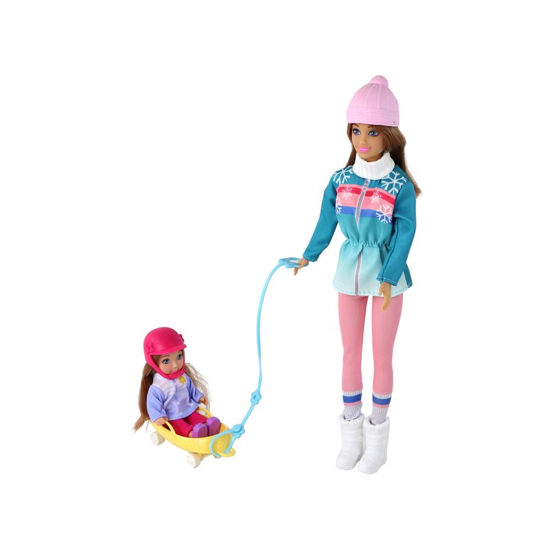 Anlily Sledding Doll Set