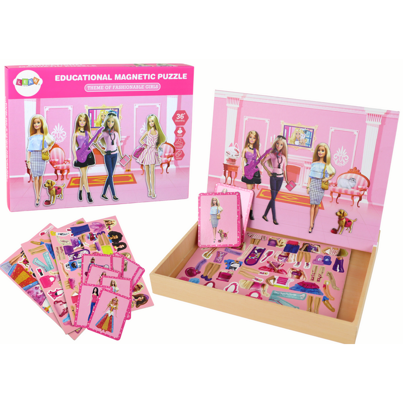 Magnetiline puzzle Barbie