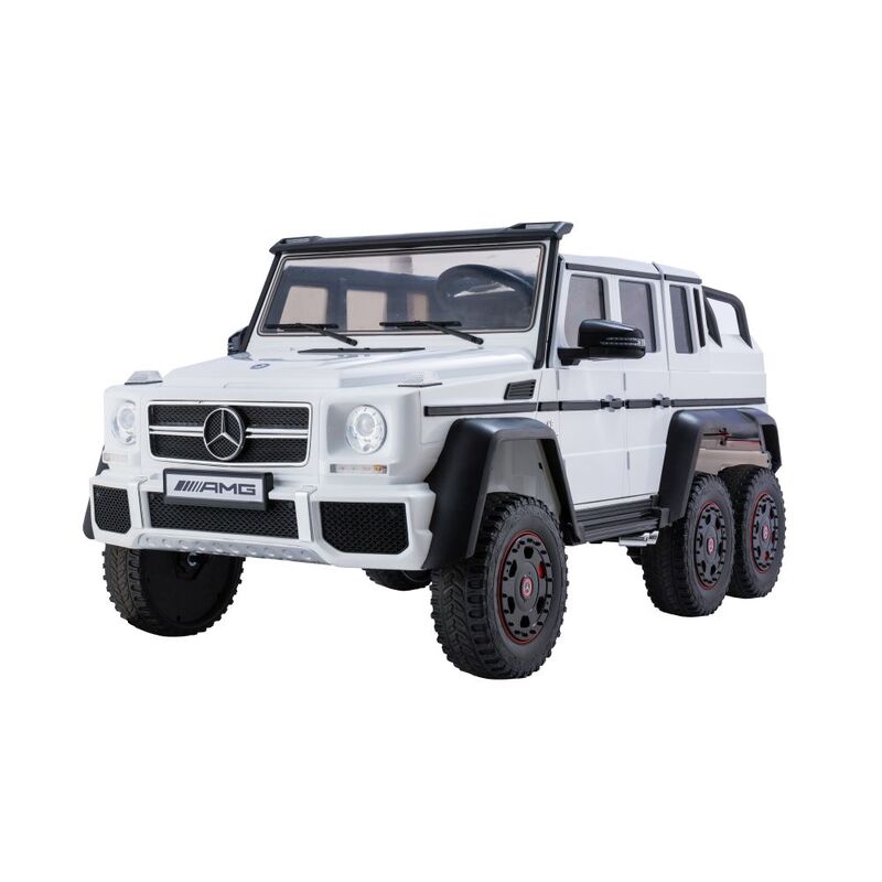 Mercedes G63 elektriline maastur, valge