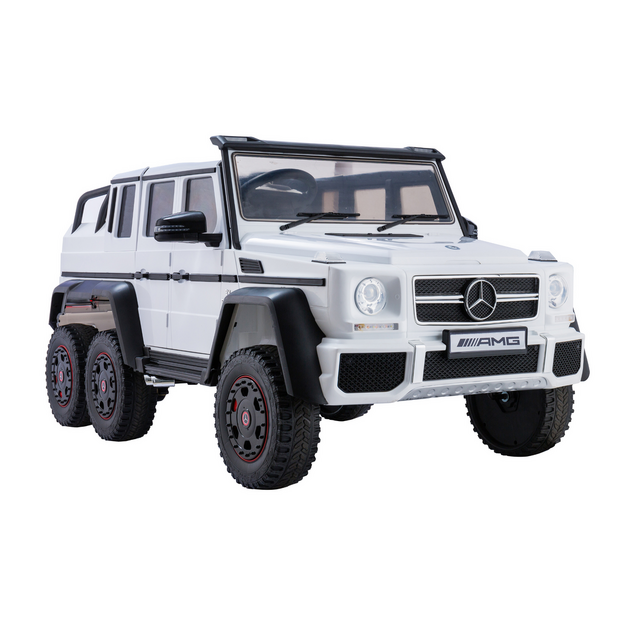 Mercedes G63 elektriline maastur, valge