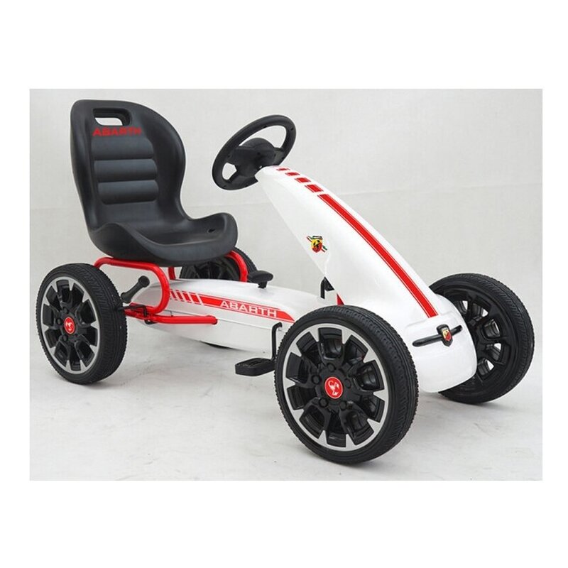 Gokart ABARTH minikart, valge