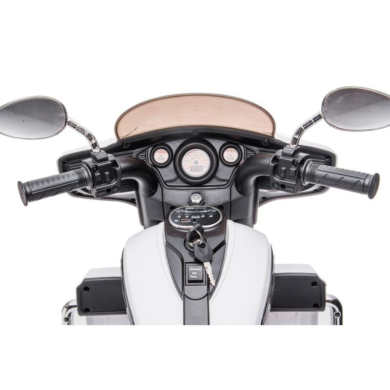 Kolmerattaline elektriline mootorratas Goldwing NEL-R1800GS, valge