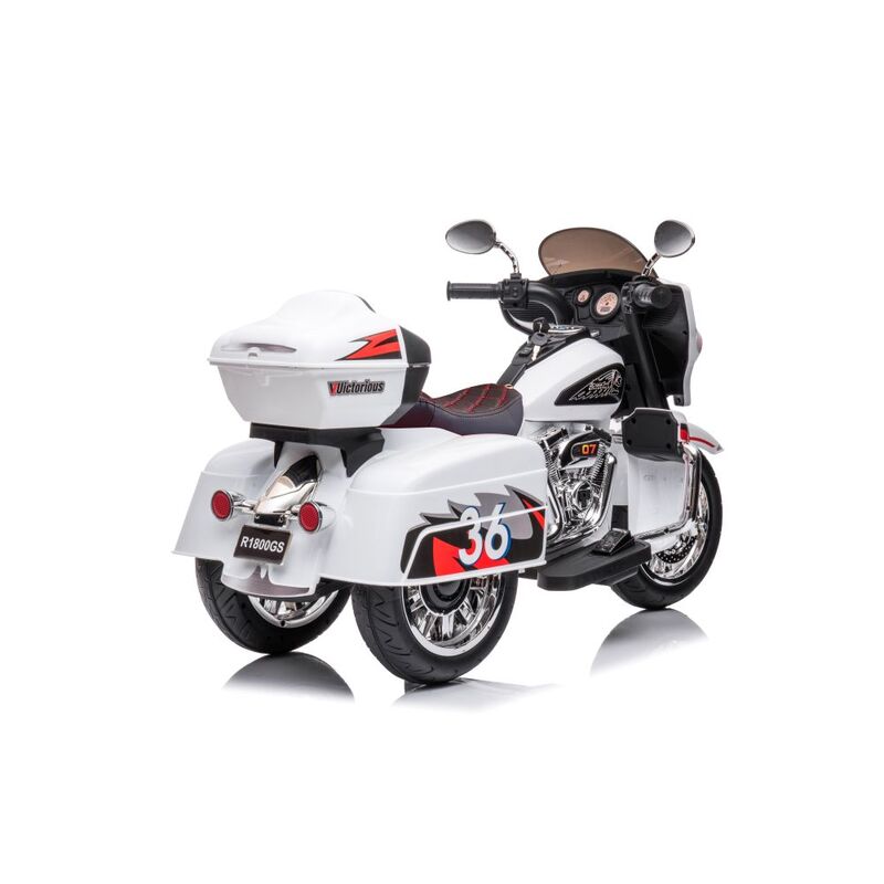 Kolmerattaline elektriline mootorratas Goldwing NEL-R1800GS, valge