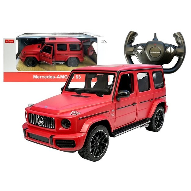 Kaugjuhitav Mercedes G63 Rastar, punane