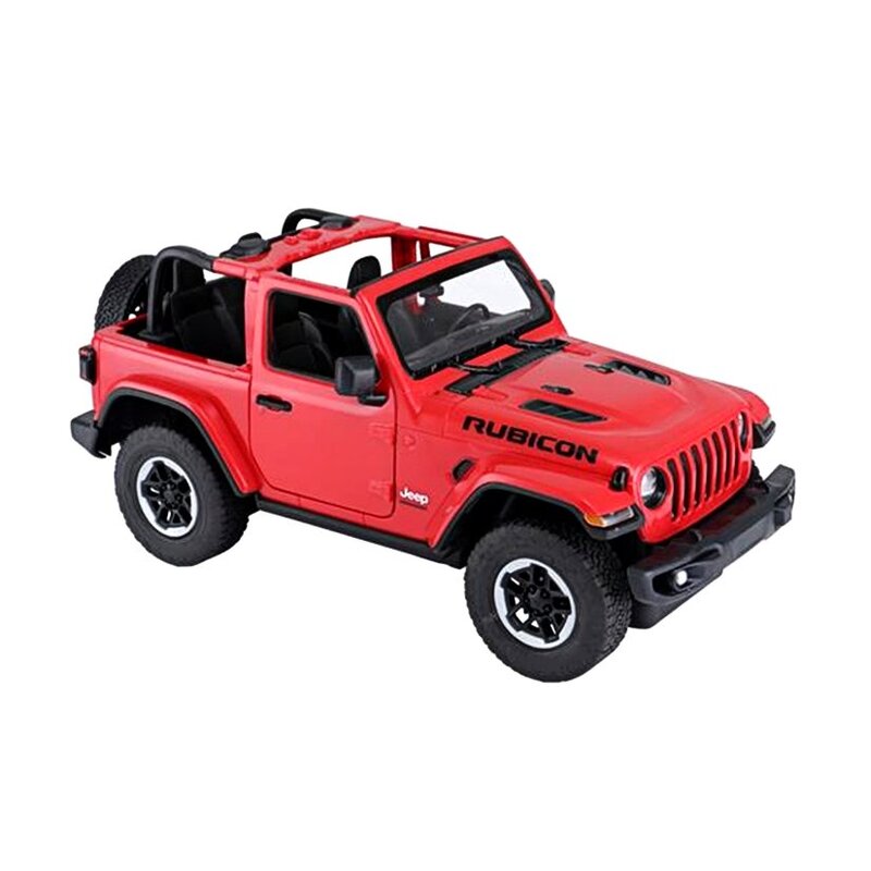 Kaugjuhitav Jeep Wrangler Rubicon, 1:14, punane