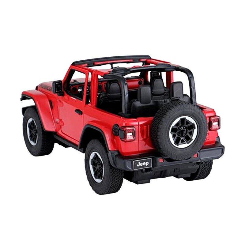 Kaugjuhitav Jeep Wrangler Rubicon, 1:14, punane