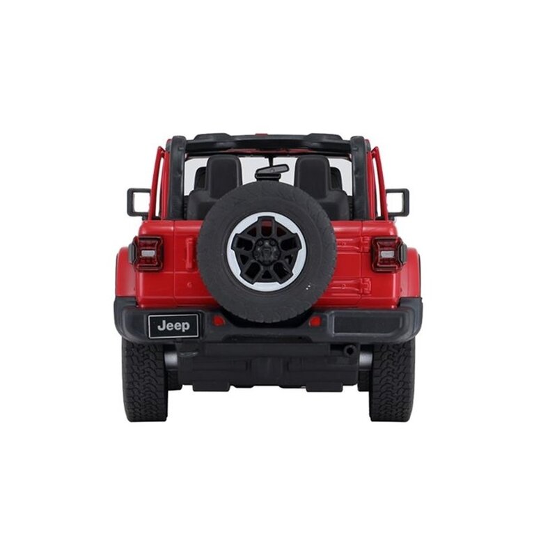 Kaugjuhitav Jeep Wrangler Rubicon, 1:14, punane