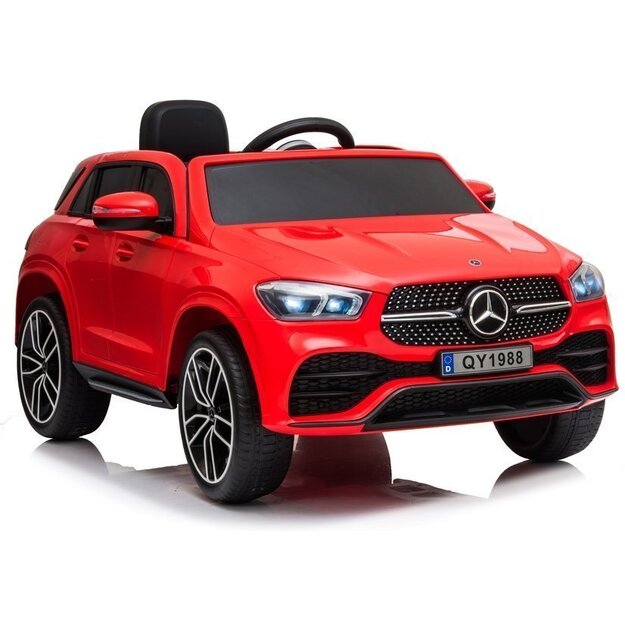 Mercedes GLE450 ühekohaline elektriauto lastele, punane