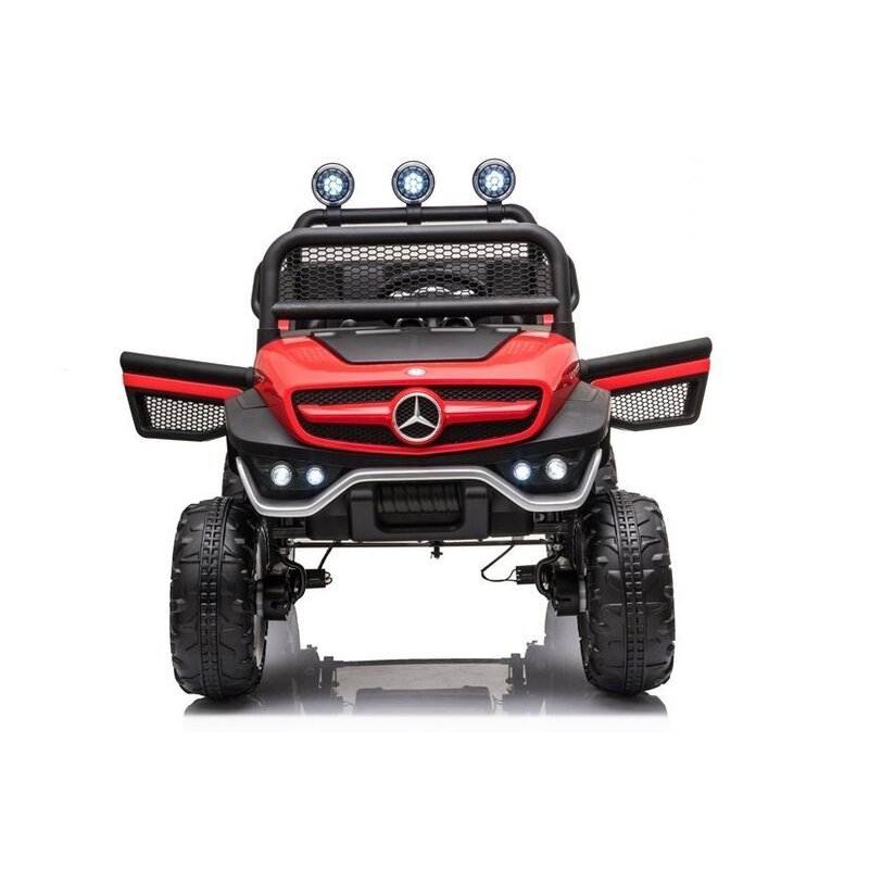 Mercedes Unimog S, ühekohaline elektriauto lastele, punane