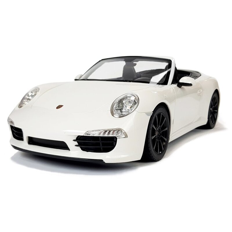 Porsche 911 puldiga auto, 1:14, valge