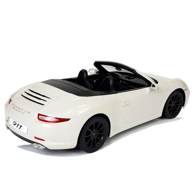 Porsche 911 puldiga auto, 1:14, valge