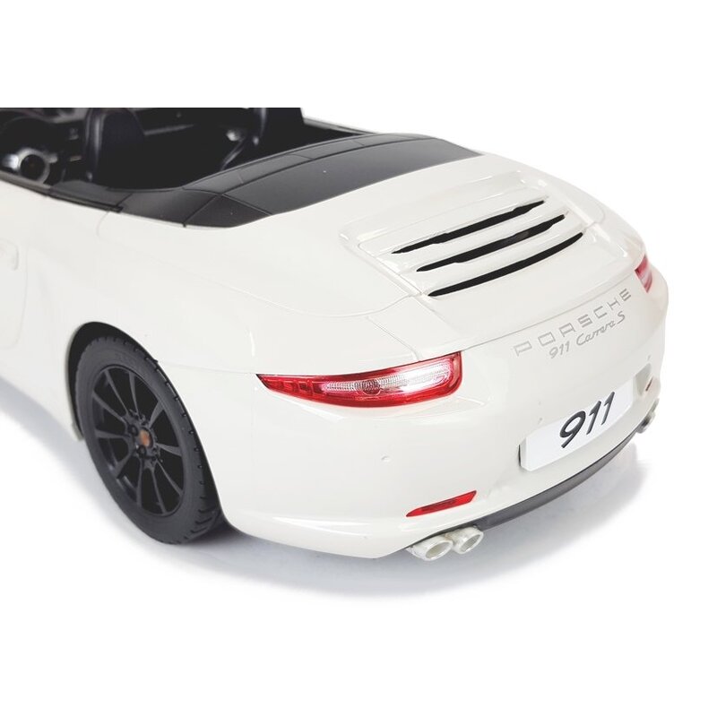 Porsche 911 puldiga auto, 1:14, valge