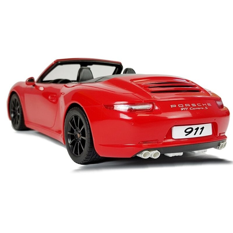 Porsche 911 puldiga auto, 1:14, punane