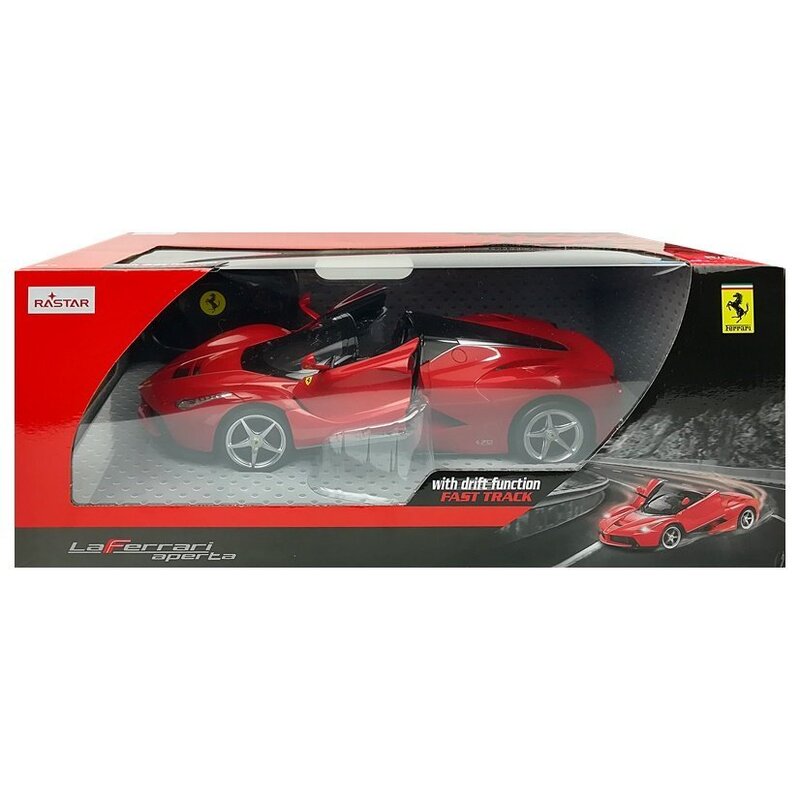 R/C Ferrari Aperta Rastar 1:14 kaugjuhtimispuldiga auto, punane.