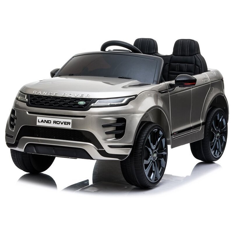 Range Rover Evoque ühekohaline elektriauto lastele, hõbedane