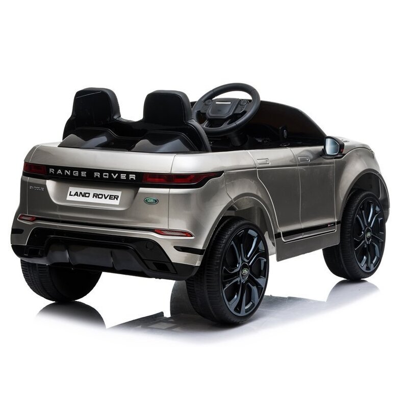 Range Rover Evoque ühekohaline elektriauto lastele, hõbedane