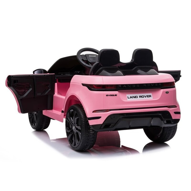 Range Rover Evoque ühekohaline elektriauto lastele, roosa