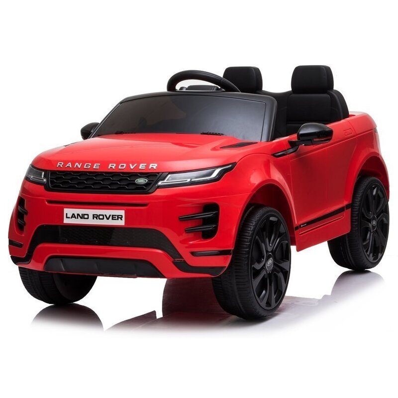 Range Rover Evoque ühekohaline elektriauto lastele, punane