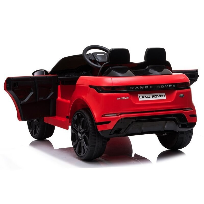 Range Rover Evoque ühekohaline elektriauto lastele, punane