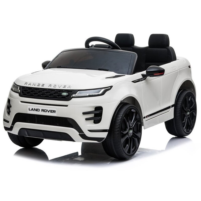 Range Rover Evoque ühekohaline elektriauto lastele, valge