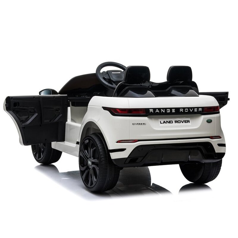 Range Rover Evoque ühekohaline elektriauto lastele, valge