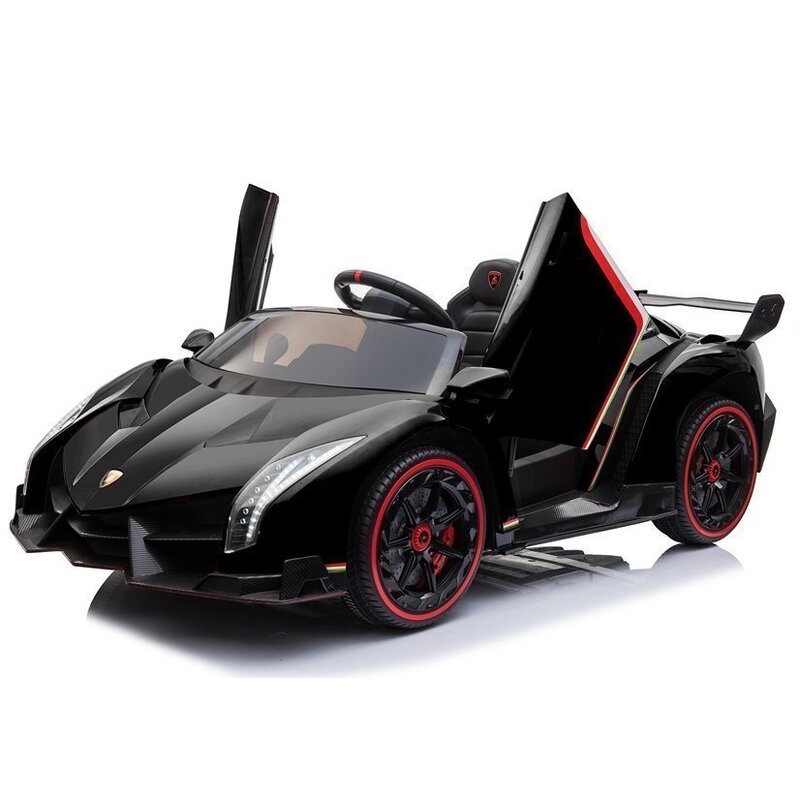 Lamborghini Veneno MP4 elektriauto lastele, must