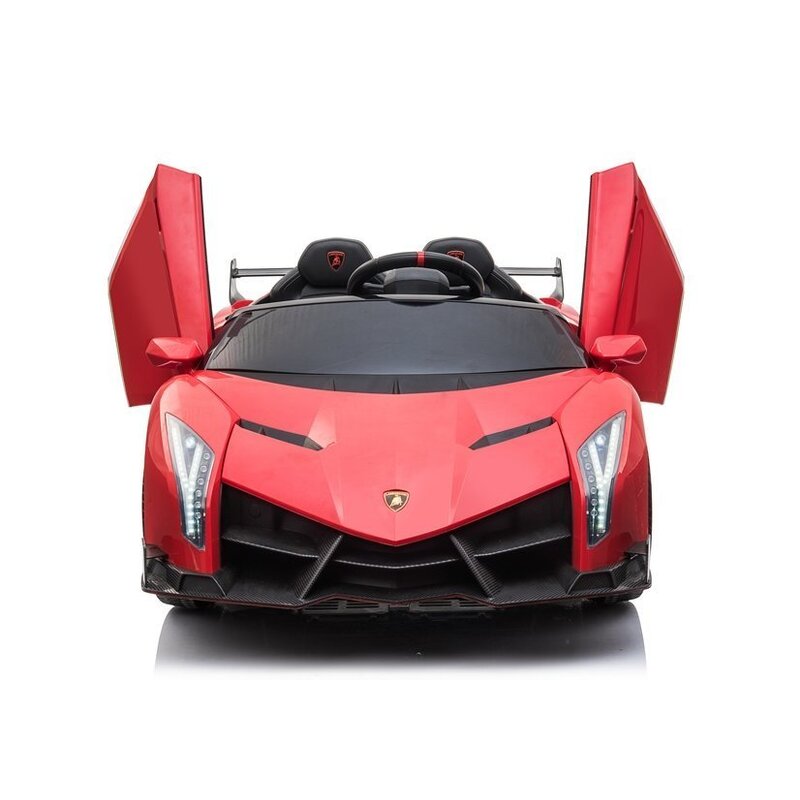 Lamborghini Veneno MP4 elektriauto lastele, punane