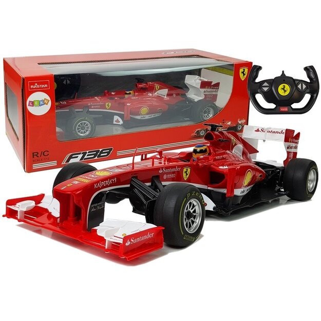 Ferrari F138 kaugjuhitav sportauto, punane